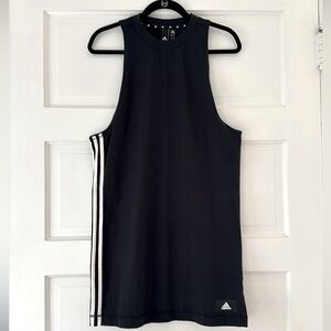 Adidas black athletic dress/coverup